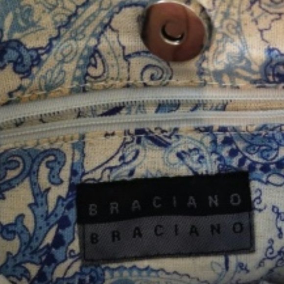 Vintage Braciano purse embellished with rhinestones, faux pearls and feathers - Picture 6 of 6